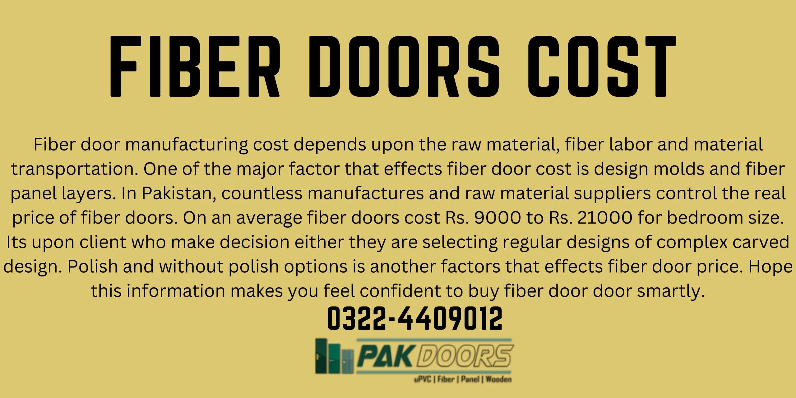 fiber doors cost